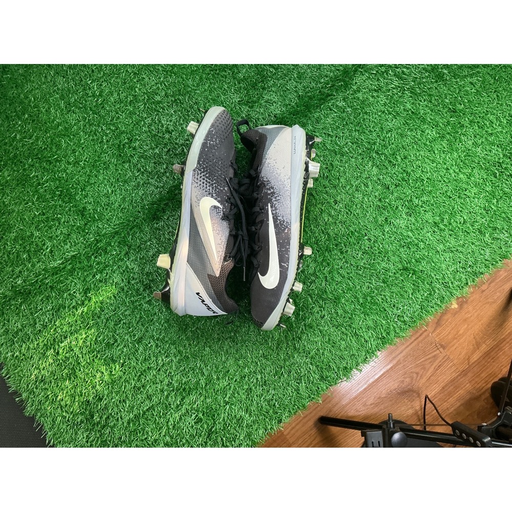 Nike Lunar Vapor Ultrafly Elite BaseballCleats BlackGrey Volt 852686-017 Mens 13